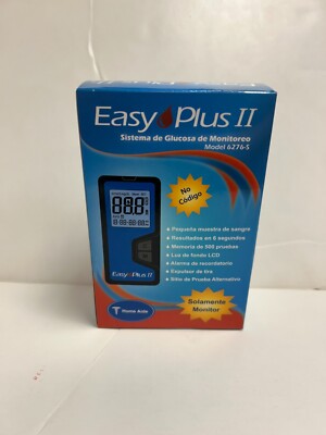 Easy Plus II Blood Glucose Monitoring System Model 6276-S