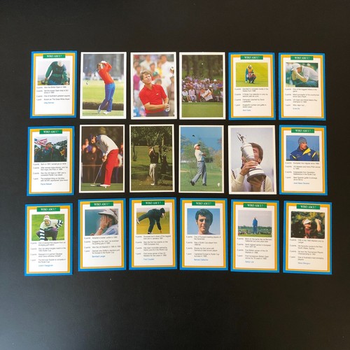 Bernhard Langer A Question of Sport 18 Card Lot Nick Faldo Tom Watson And More - 第 1/18 張圖片