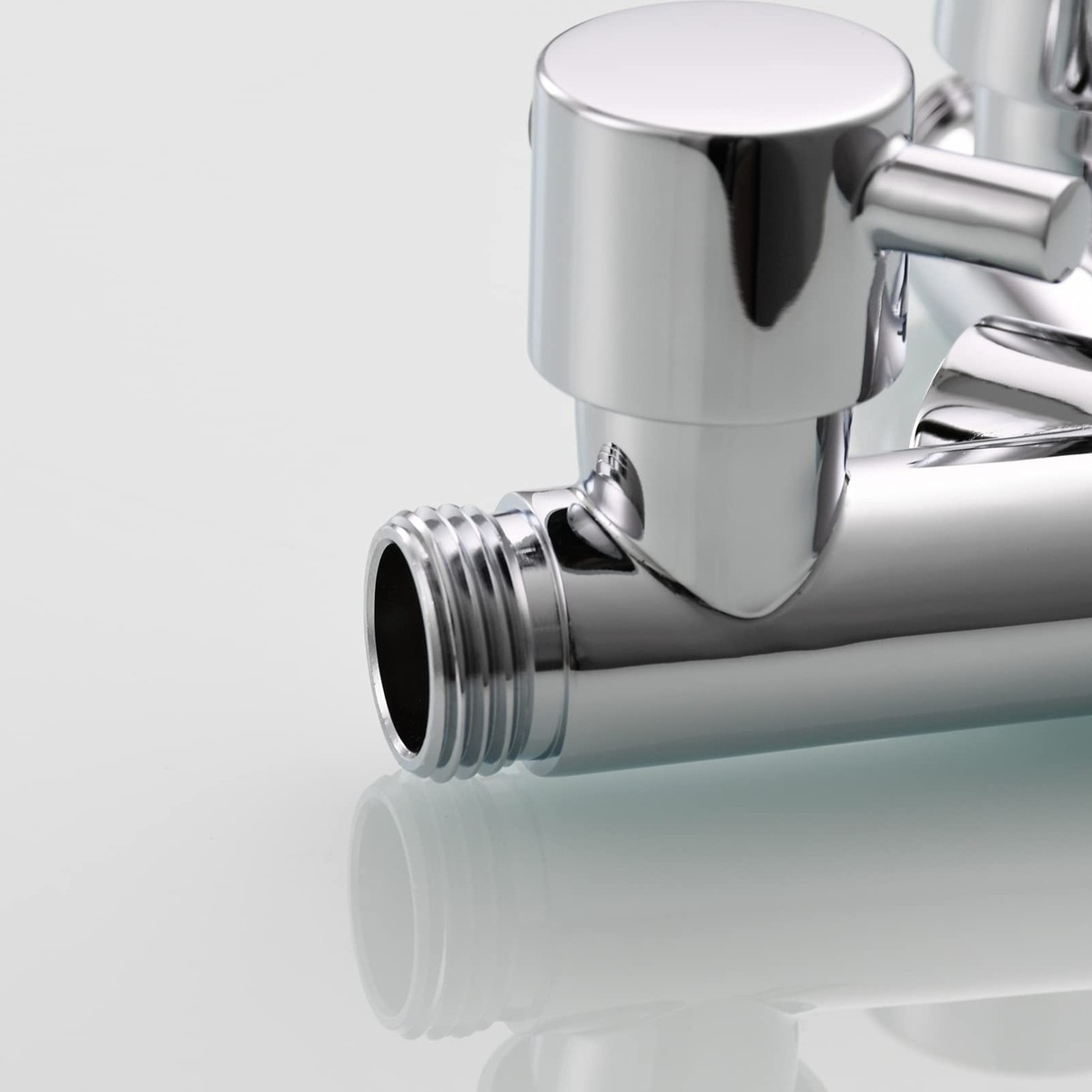 3-Wege-Absperrventil 1/2 Zoll - Duschverteiler Aus Messing Verchromt