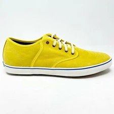 PF Flyers Exeter Lemon Yellow White Mens Retro Casual Sneakers PM12OB1B