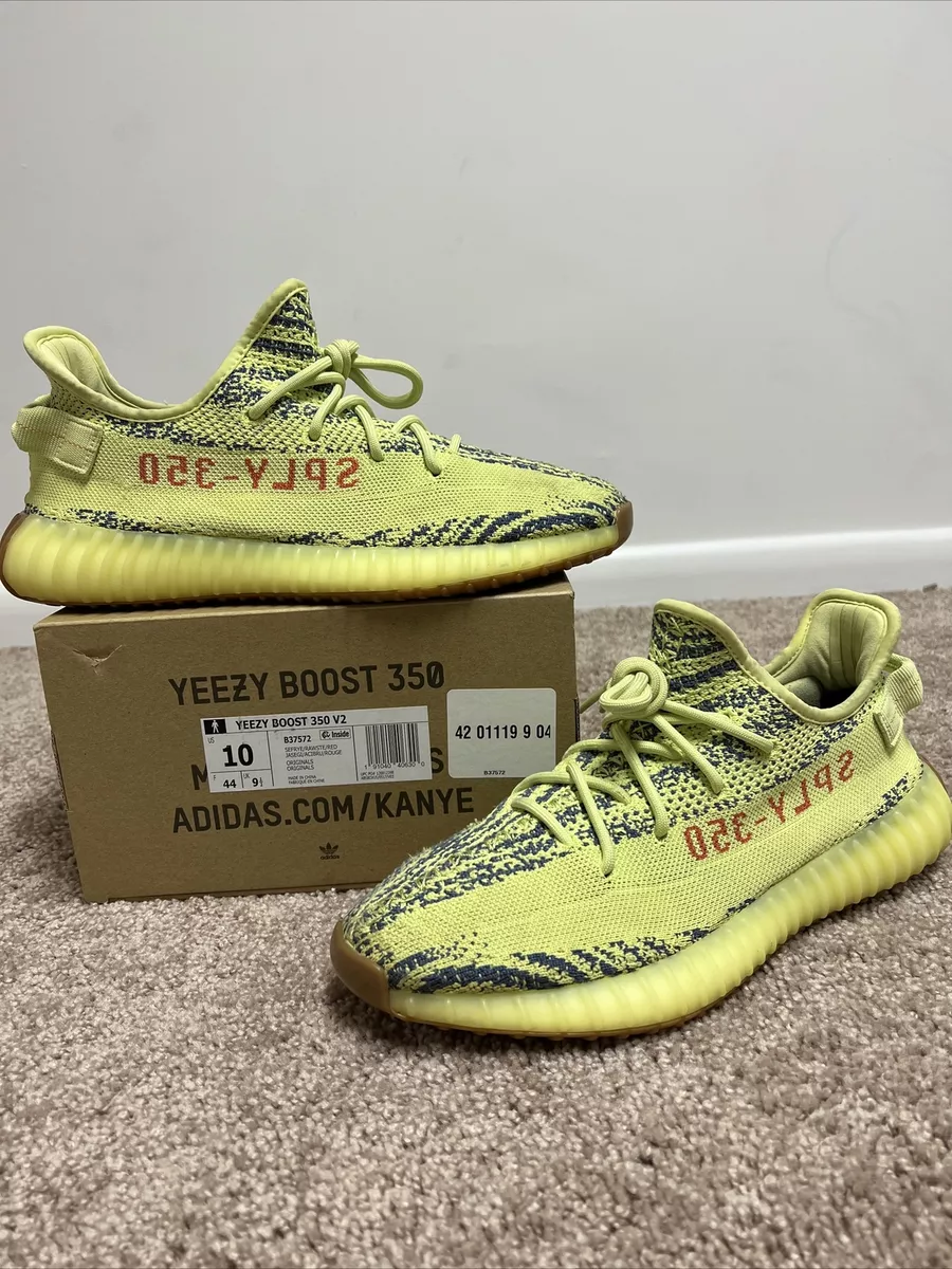 Size 10 - adidas Yeezy Boost 350 V2 Semi Frozen Yellow Style B37572