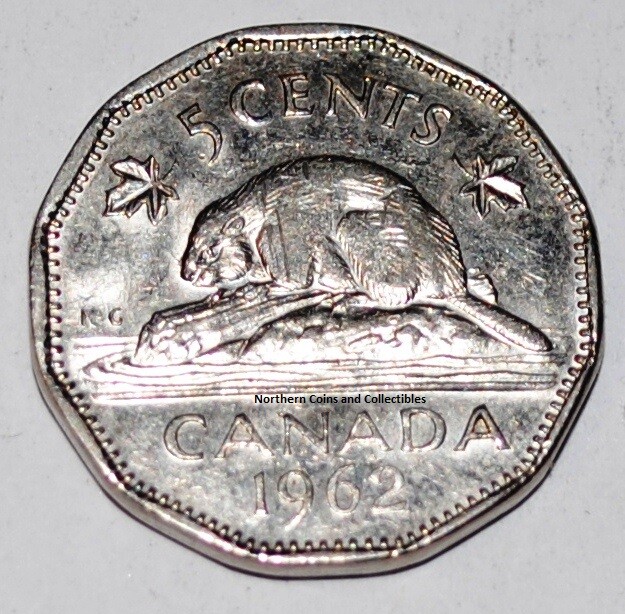 Canada 1962 5 Cents Elizabeth II Canadian Nickel Five Cent | eBay