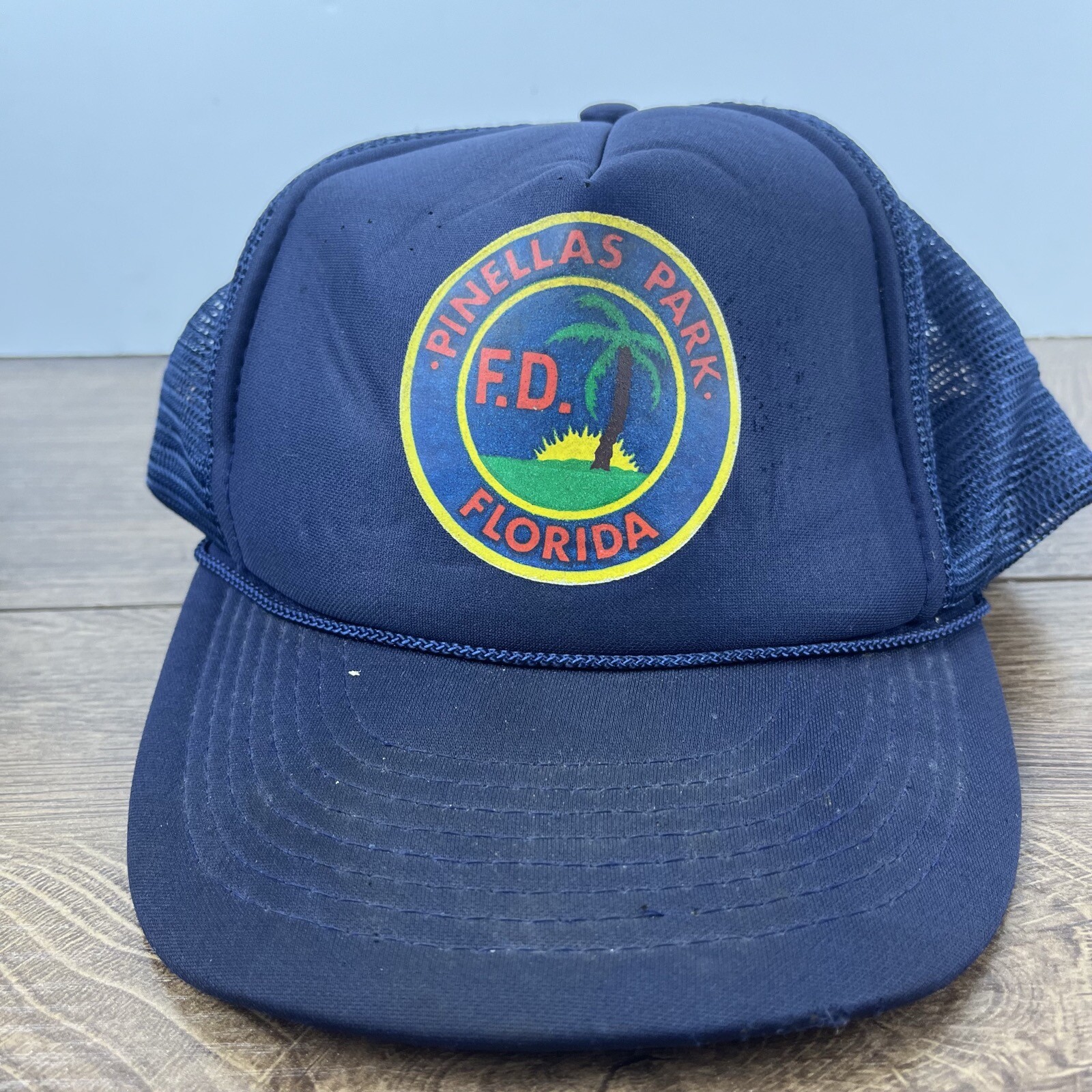 Pinellas Park Florida Hat Snapback Hat Blue Adjustable Hat Blue Adult Fit Hat