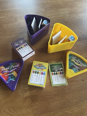 Neu Trivial pursuit Genus Familien-Edition kompakt Reise Spiel Hasbro