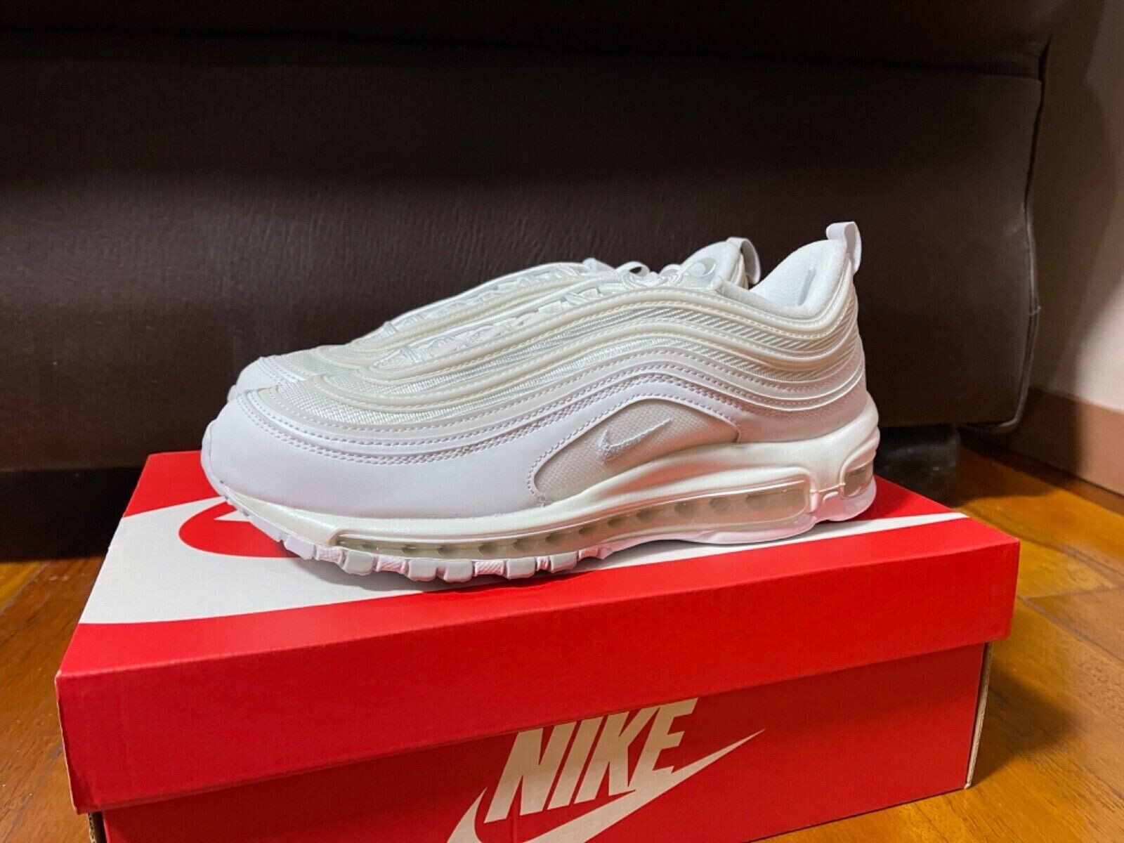 NIKE AIR MAX 97 WHITE SHOES SIZE WOMENS US6-10 EUR37-42 270 720 TN TUNED  FORCE 1 | eBay