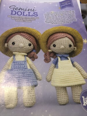 amigurumi Häkelanleitung, Zwillings-/Gemmi Puppen, 15 cm, 4-lagig, süßes Spielzeug