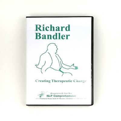 RICHARD BANDLER 7 DVD CREATING THERAPEUTIC CHANGE Ericksonian Hypnosis NLP video