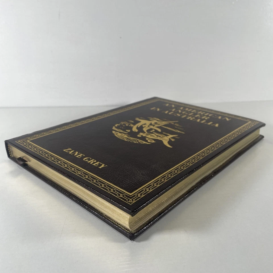 An American Angler in Australia-Blue Water Classics Leather Zane Grey SIGNED - Image 3 of 3