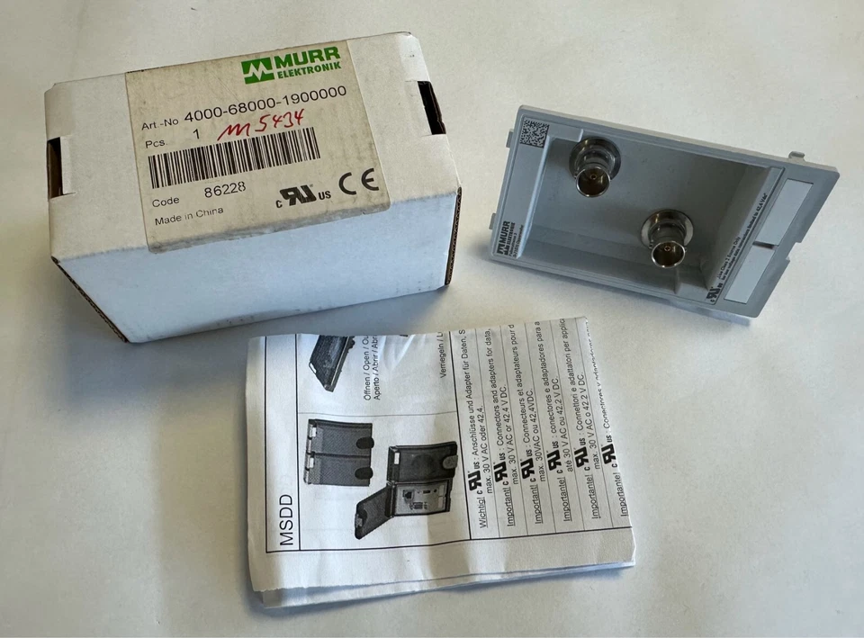Murr Elektronik Datensteckverbindereinsatz / 4000-68000-1900000 / Neu in OVP