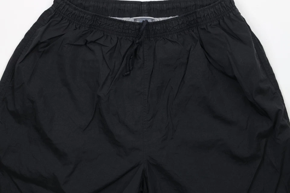 Vtg 90s Reebok Mens 2XL Faded Spell Out Lined Above Knee Shorts Baggies Black - Image 3 of 4