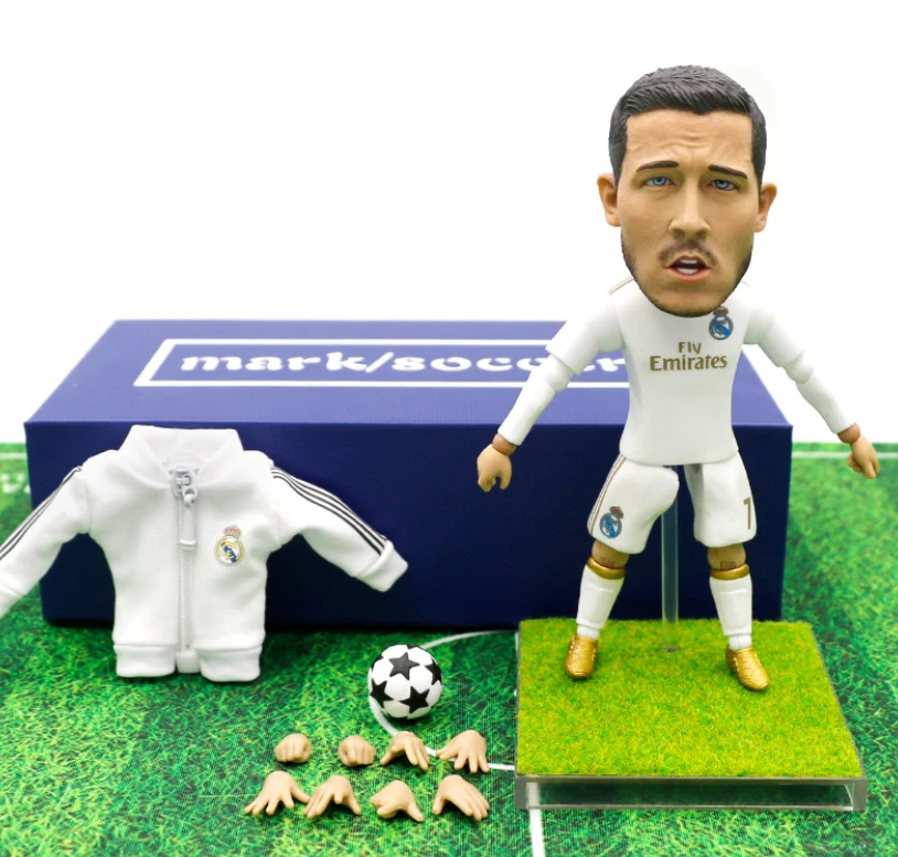 NEW 13cm Cool Toy Star Eden Hazard Sport Gift Soccer Doll Action Figure