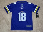 Minnesota Vikings Justin Jefferson #18 Purple Jersey Stitched Youth Sizes S-L