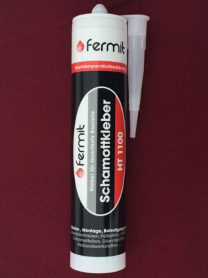 Fermit Schamottkleber 310ml beige HT 1100 Dichtschnur Kaminkleber ...