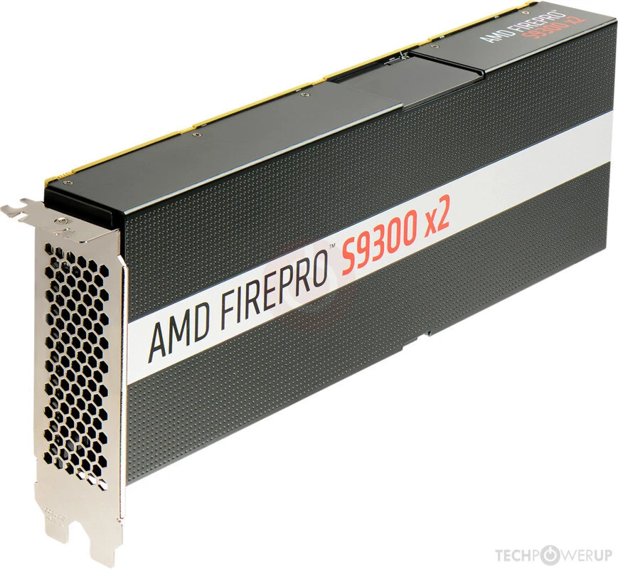 AMD FirePro S9300 X2 8GB HBM FirePro S9300 X2 Video Graphics Accelerator Card - Image 2 of 2