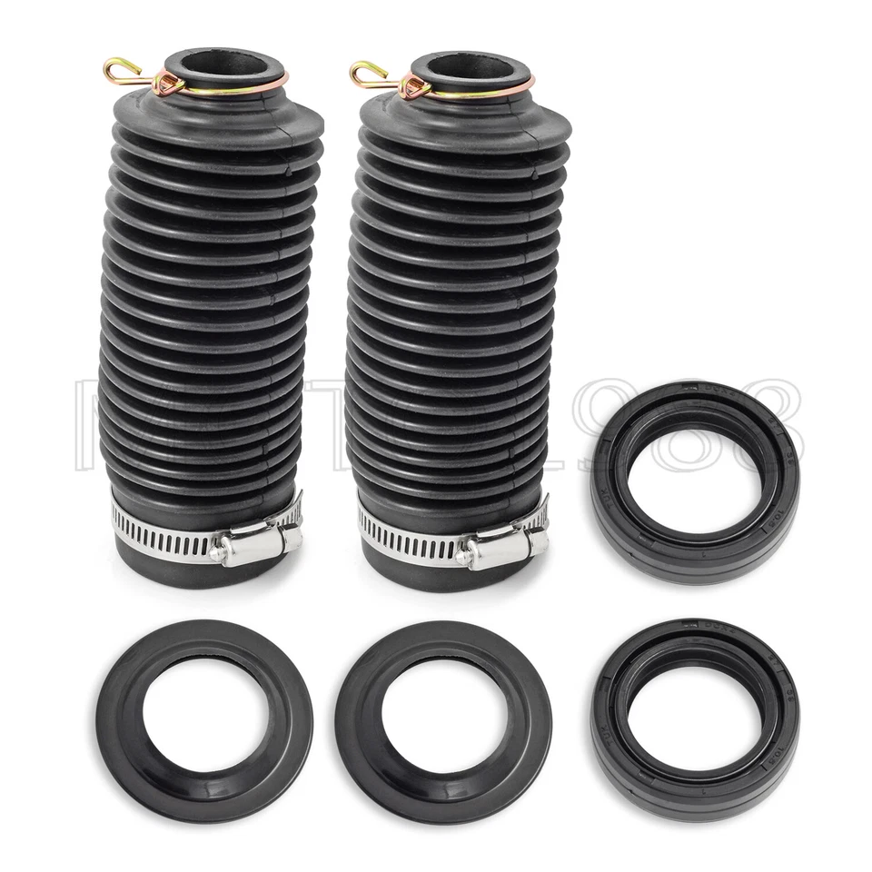 FRONT Fork Dust Seal Kit & FORK BOOT For HONDA XR80R XR100R CRF80F CRF100F   - Image 3 of 4