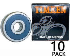 10PCS TIMKEN 6300-2RS 10X35X11MM MADE IN JAPAN Double Rubber Seal Ball Bearings