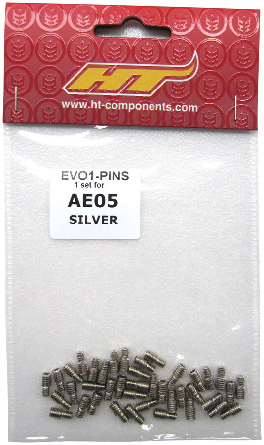 Комплект педальных штифтов HT Components AE05(EV01) - серебристый