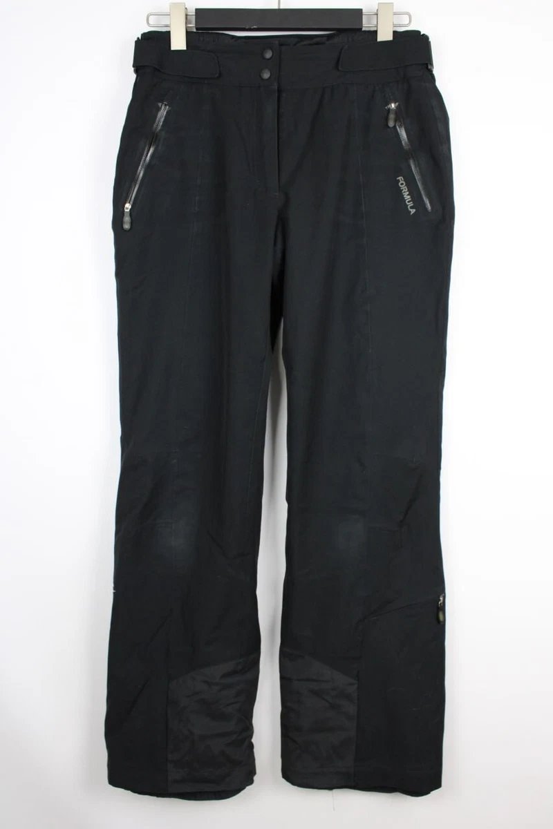 KJUS FORMULA Black Insulated Snowboarding Ski Pants Trousers Size 40 / L /  W30