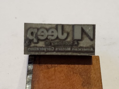 Vtg Wood Copper Letterpress Advertising Printing Press Block Smalls COMBO BUNDLE - Picture 294 of 547
