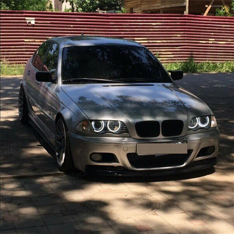 For BMW E46 E39 3 Series 1998-2005 Glossy Black M4 Style Rearview