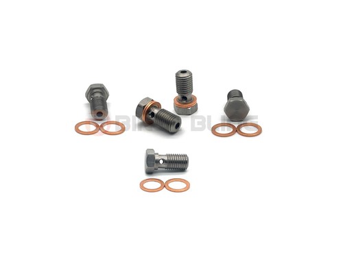7x Honda VTR1000 SP1 SP2 2001-2006 stainless steel brake banjo bolts & washers - Picture 14 of 24