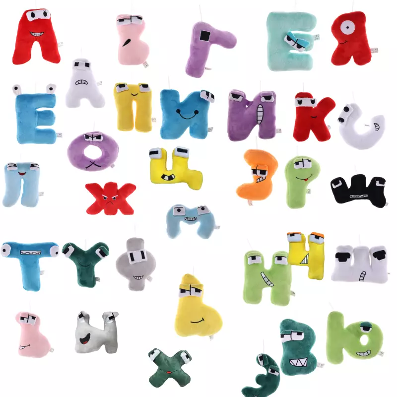 Alphabet Lore Russian Alphabet Cartoon Plush Doll Kids Gifts