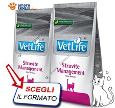 Farmina Cat Vet Life Naturel → Struvite Management - 400 Gr / 2/5 KG - Chat