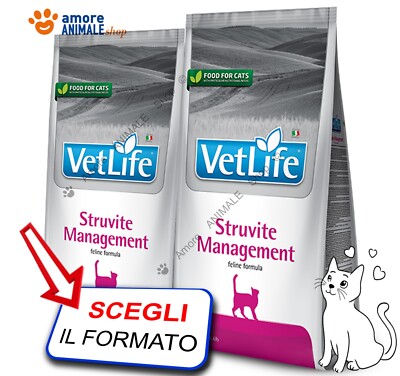Farmina Cat VET LIFE Natural   Struvit Management - 400 G / 2 / 5 Kg - Katze