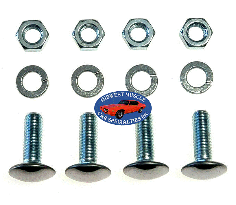 Ford 7/16x1-1/2 Stainless Capped Round Head Front Rear Bumper Bolt Bolts 4pcs B - Foto 8