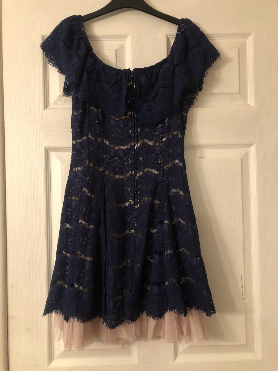 blue francesca's dress Francesca Blue Floral Dress