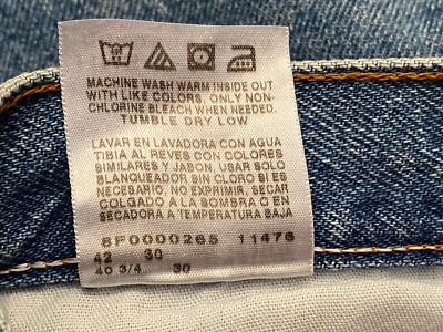 Rustler 87631SW Men's Stone Wash Blue Regular Fit Cotton Denim