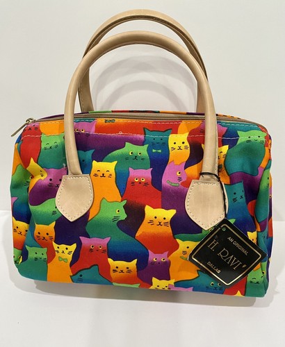 Vintage Eclectic H Ravi Dallas Tapestry Cat Bag Purse Excellent Condition New Ebay