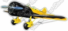Gee Bee Avión Avión Aviación Piloto Coche Deportivo Parachoques Vinilo Calcomanía 7"X3"