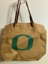 burlap shopping bag