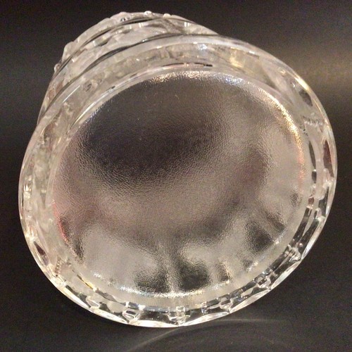 GOEBEL GLASS CAROUSEL ICE BUCKET FROSTED VINTAGE - Picture 14 of 14