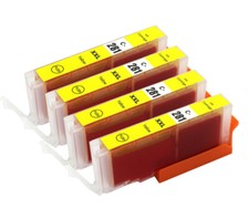 Yellow XXL Ink Cartridges for CLI-281 Canon TS9120 TS8120 TS8220 TS8222 TS8320
