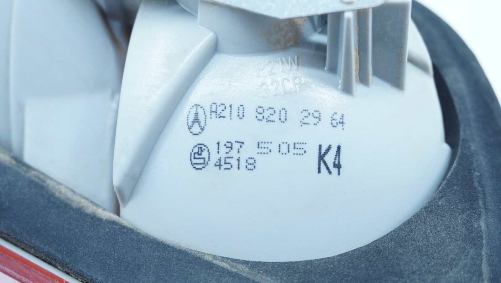 19961999 MERCEDES W210 E CLASS REAR LEFT DRIVER INNER TAIL LIGHT BRAKE