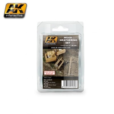 AK-Interactive: (Weathering) WOOD WEATHERING SET AK260