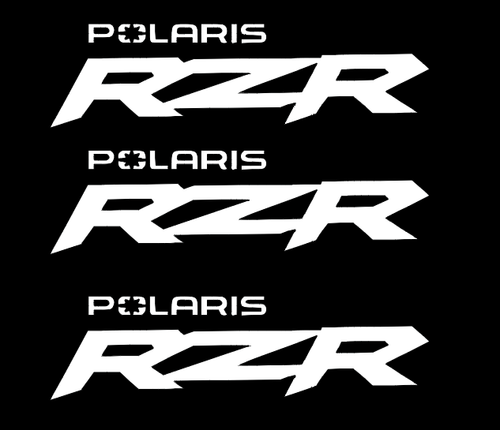 RZR POLARIS DIE-CUT Decal Sticker ( 3 PCS ) Offroad RC Truck NEW - Picture 6 of 11