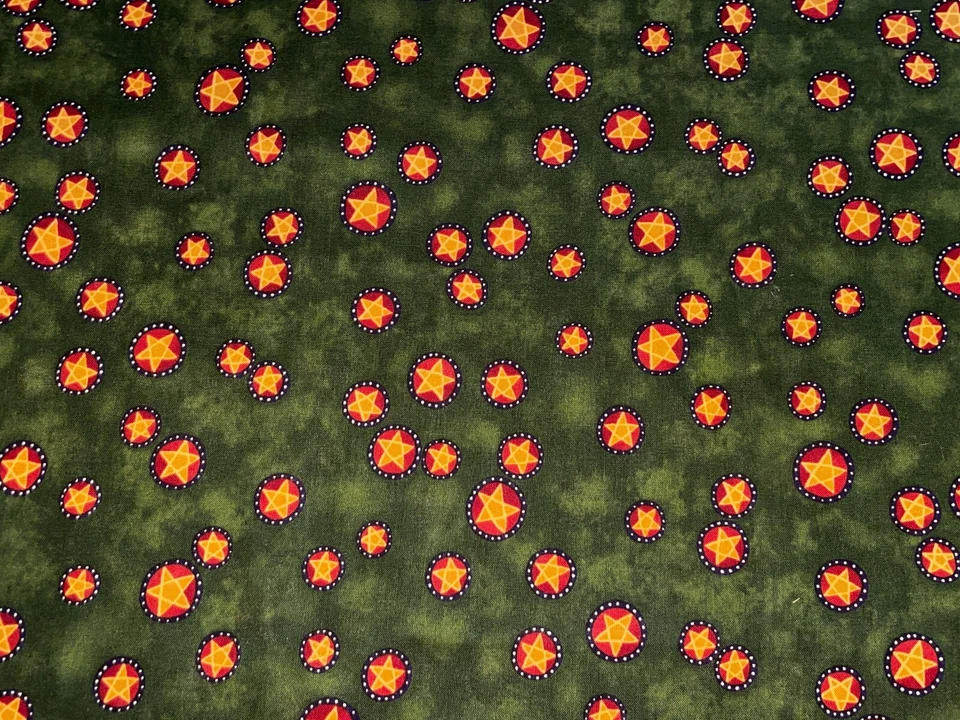 Por 1/2 yarda "Rain Forest" #JS 2294 BTHY por Robert Kaufman Tela Algodón Estrellas Foto 2 de 4