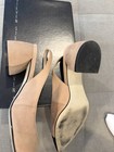 Steve Madden Agent Tan/Multi, Black Toe, Shin Slingback, Block Heel, Size 7.5 — photo 4