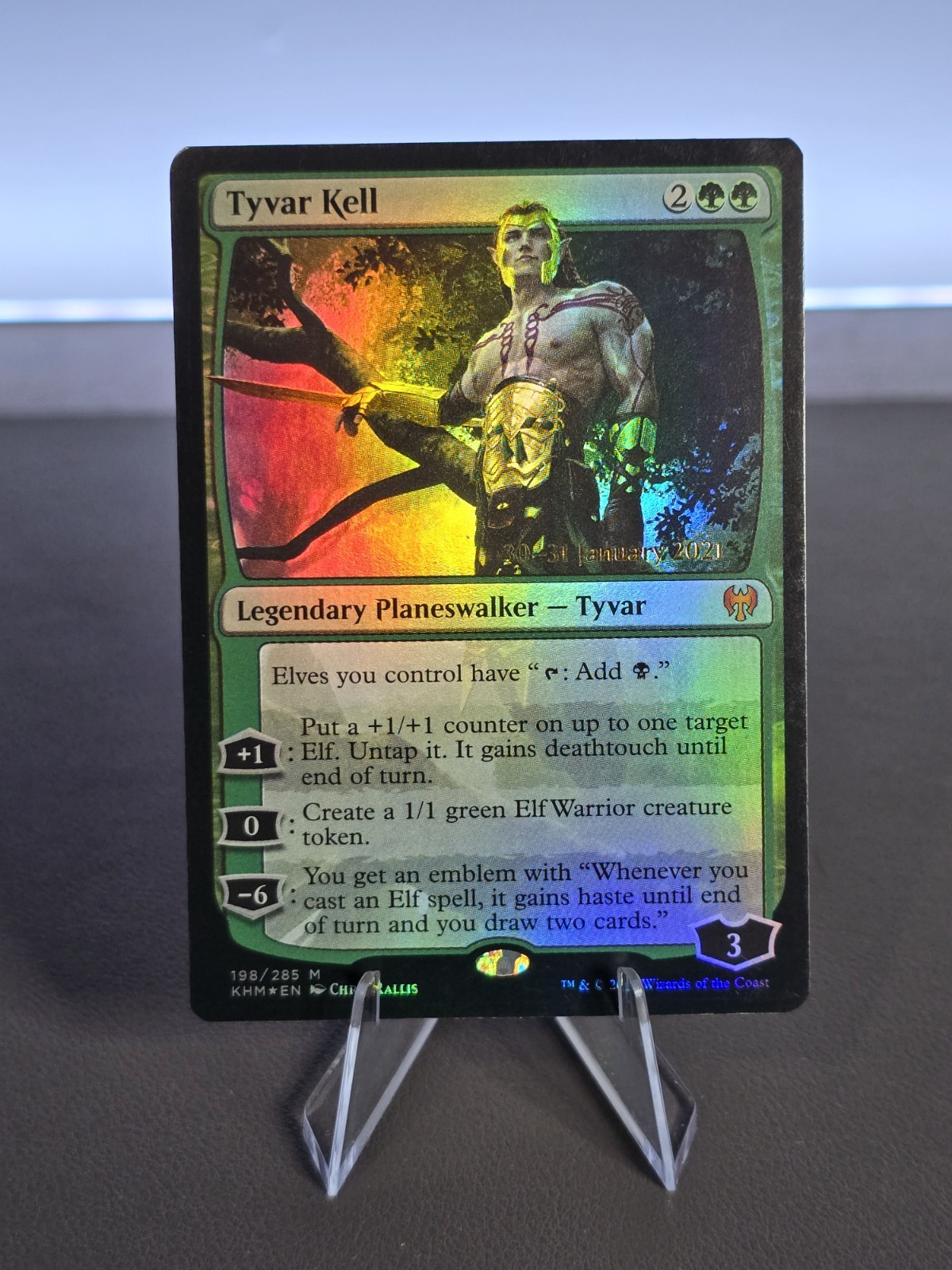 Tyvar Kell -Foil Light Play MTG Promos: Prerelease Cards