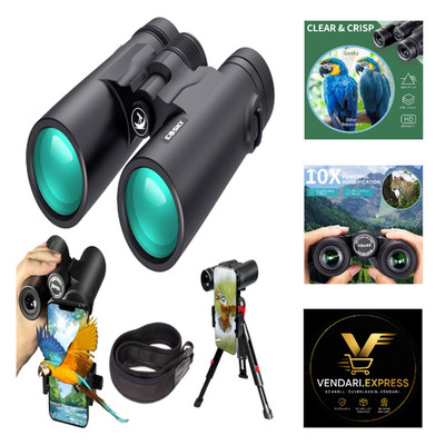Gosky 10x42 Fernglas HD BAK4 Prisma Vogelbeobachtung