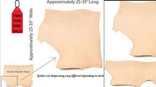 jojo-100 Vegetable tanned natural color Cowhide Leather tooling 8/9 OZ-9/10 Oz