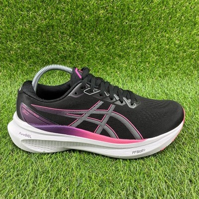 Asics Gel Kayano 30 Shoes Women Sz 9 Black Lilac Hint Athletic Running Sneakers