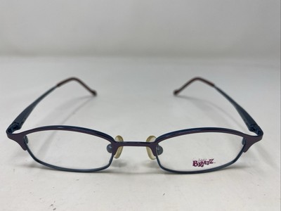 BRATZ 2204N VIO-BLU 39-18-130 Violet/Blue Metal Full Rim Eyeglasses Frame Z565