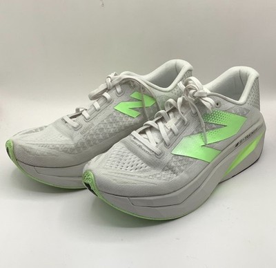 New Balance Men's FuelCell SuperComp Trainer V3 Running Shoe, Grey/Green 11 Wide