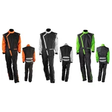 Zamp R07C08YXL ZR-40 Youth Racing Suit, Orange/Black, Extra Large