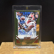 Panini 2015 Score Chris Conley Rookie Gold Zone Autograph #425 Chiefs / NFL