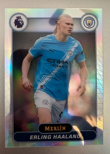 2025-26 Topps Merlin ERLING HAALAND Refractor card NORWAY Man City